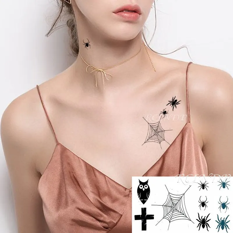 Waterproof Temporary Tattoo Sticker Wings Feather Small Element Fake Tatto Flash Tatoo Hand Arm Chest Art for Kids Men Women