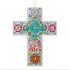 DIY Diamond Painting Special Shape Drills Cross Decoration Pendant Kit