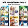 2027 Diamond Painting Monthly Calendar Kit Diamond Art Calendar for DIY Crafts