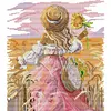 (Counted/Stamped) 14CT Sunflower Girl - Cross Stitch 30*34cm/11.81*13.39in(Brand)