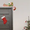(US Local)Wooden Santa Claus 5D DIY Diamond Painting Door Topper Decor for Party Ornament