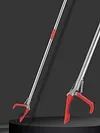 1.5M Foldable Snake Tongs Stainless Steel Reptile Grabber Tool Garbage Clip
