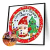 >SALE<5D DIY Partial Special Shaped Drill Diamond Painting Christmas Atmosphere30x30cm