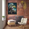 Wolf-11CT Stamped Cross Stitch Kit(36x46cm)