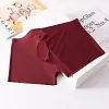 Men's Pouch Trunks Ice Silk Enhance Underwear Briefs Low-Rise Ultra-Thin Bulge Pouch Boxer Briefs