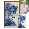(US Local)Wolf -11CT Stamped Cross Stitch Kit(40x70cm)