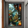 (US Local)Scenery-11CT Stamped Cross Stitch Kit(40x75cm)