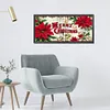 Christmas Flower-Full Round Diamond Painting 50*25cm