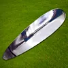 Big Metal Fishing Spoon Bass Trout Slow Shaking Sea Fishing Lure (Silver)