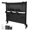 [US Local Warehouse] Desktop Shelving System with Monitor Stands Computer Accessories Clamp On Desk Organizer Shelf 51 X 34 Inch for Office Supplies Dorm Home Decor