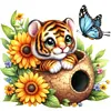 Diamond Painting-DIY Full Round Drill Tiger
