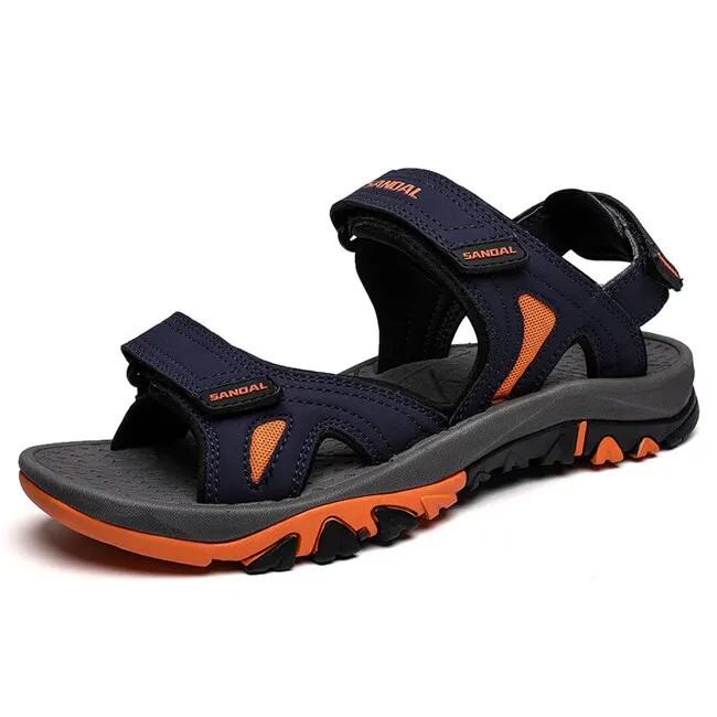 MIXIDELAI High Quality Summer Men Sandals Non-Slip Soft Comfortable Outdoor Men Shoes New Fashion Men Casual Shoes Size 39~46