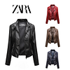 [ZARA] Damska kurtka sk&oacute;rzana (dostępna wiosną, jesienią i latem)