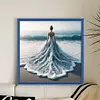 Girl - 14CT Stamped Cross Stitch - 40*40cm - Character