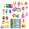 100/120 Pcs Basket Stuffers Fillers Prefilled Easter Eggs for Kids Girls Boys