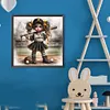 Peinture au diamant de perceuse ronde de baseball-40*40cm