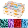 (US Local)2/4 Layers Craft Storage Containers Storage Box Art Craft Supply Bead Organizers Craft Tool