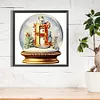 Diamond Painting -DIY Round Drill Xmas Letter H(40x40cm)