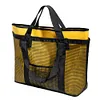 2-in-1 Mesh Beach Bag Large Beach Tote Bag Swimming Pool Travel Bag for Women