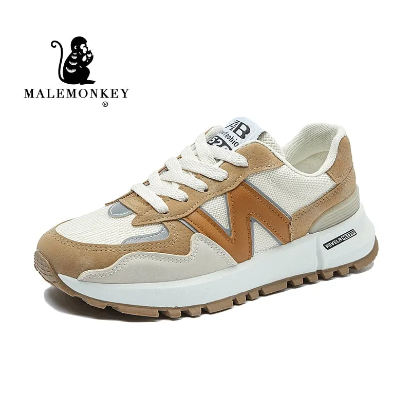 Casual Shoes Women 2022 High Quality Fashion Lace Up Walk Shoes Comfort Sole Ladies Sneakers Zapatillas Mujer Spring Handmade