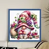 Grape Gnome-11CT Stamped Cross Stitch 45*45cm/17.72*17.72in