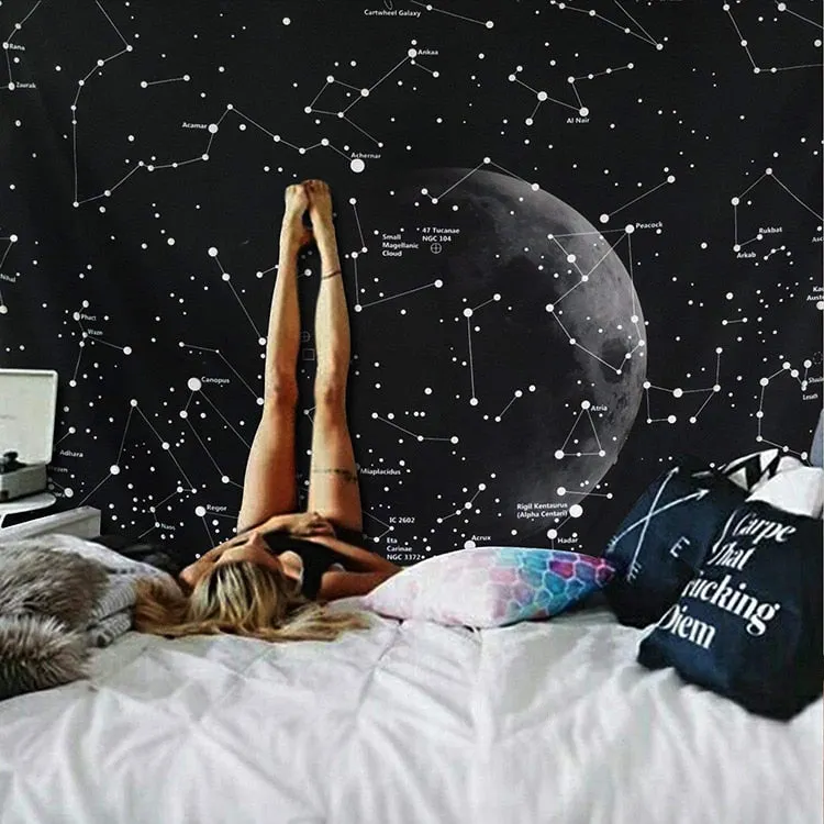 Polyester Mandala Print Tapestry Wall Hanging Carpet Throw Yoga Beach Mat Blanket Large 150*200cm Sleeping pad wall art Tapestry