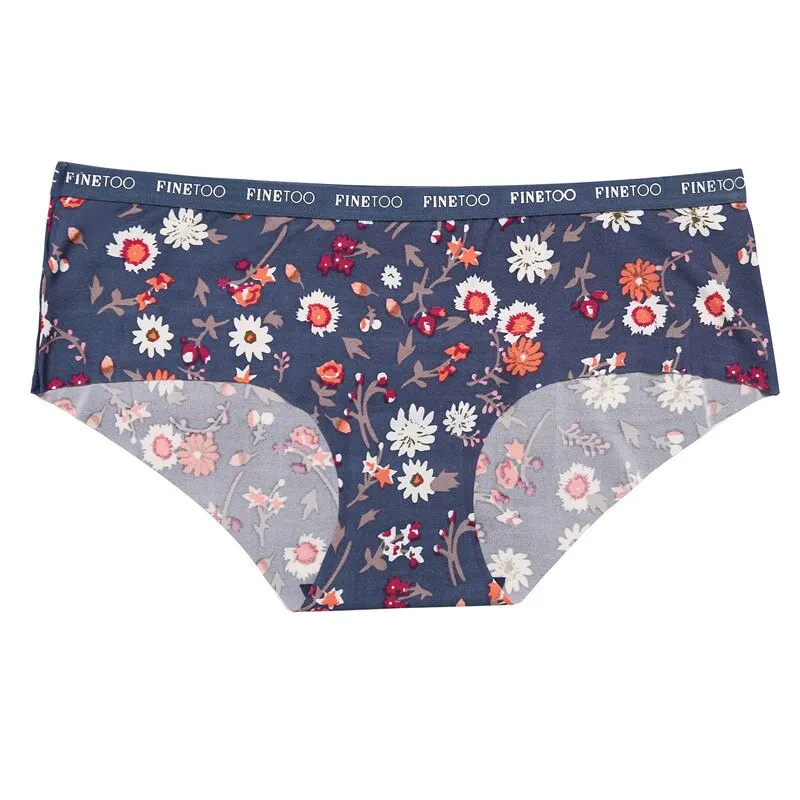 FINETOO Seamless Panties Women Rose Printing Underwear Fashion Letter Panty Ladies Briefs Underpants S-XL Female Briefs Lingerie