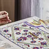 (US Local)40Pcs Acrylic Cross Stitch Threading Board Floss Bobbins for Cross Cotton (1)