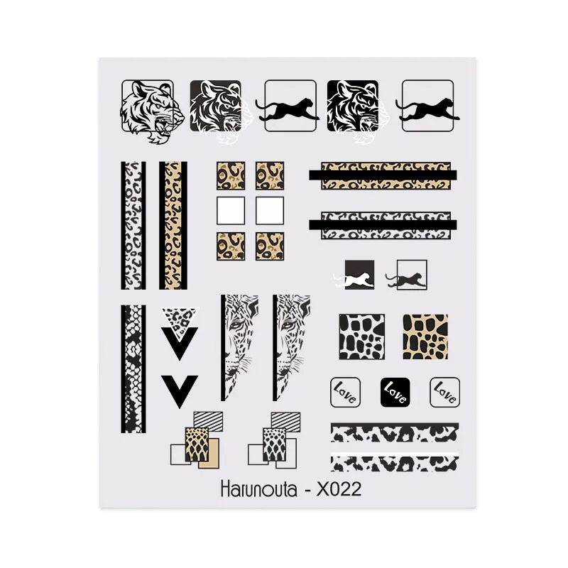 1Pc Spring Water Nail Decal And Sticker Flower Leaf Tree Green Simple Summer DIY Slider For Manicuring Nail Art Watermark