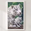Tigers - 9CT Full Beaded Cross Stitch Kit(35x58cm)