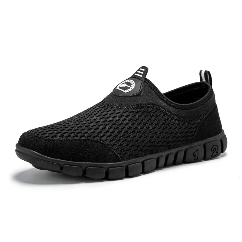 2021 New Aqua Shoes For Men Summer Outdoor Beach Water Shoe Breathable Fishing Wading Upstream Shoes Non-slip Plus Size Sneakers