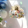 >SALE<Acrylic Jesus Easter Egg Single-Sided 5D DIY Diamond Painting Hanging Pendant