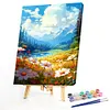Blue Sky- Paint by Numbers Acrylic Painting 30x40cm