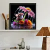 Flower Mouse-Full Round Diamond Painting(40x40cm)