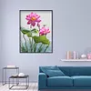 >SALE<Rhinestone DIY Art Diamond Painting Full Round Drill 5D Dragonfly Lotus Kit