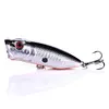 5Pcs Popper Fishing Lures 6.5cm 11g Wobblers Artificial Bait for Bass Perch Pike