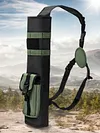 Archery Quiver Dual Use Back Arrow Quiver Multi-Function Hip Arrows Bag for Hunt