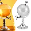 3.5L Alcohol Drink Dispenser Club Party Accessory Globe Shape Dispenser for Home