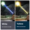 LED Rechargeable Head Lights Flashlight for Camping Cycling Fishing (White)