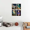 4Pack Seaside View-Full Round Diamond Painting(30x40cm)