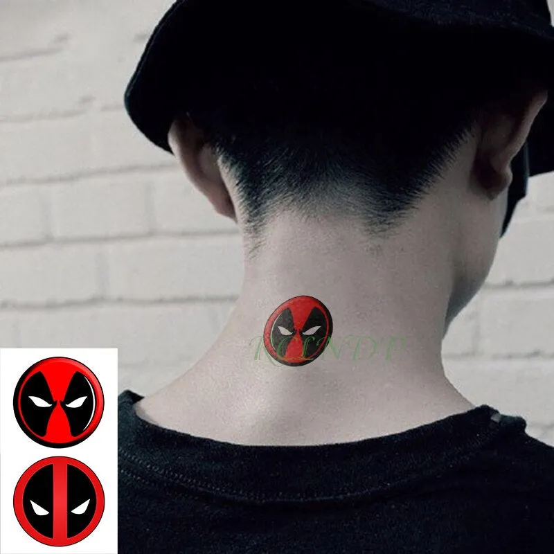 Waterproof Temporary Tattoo sticker Anime fake tatto stickers flash tatoo hand foot body art for girl men women kids