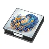 Feathers Leather Diamond Painting Notecard Box 5D DIY Diamond Art Note Box