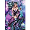 >SALE<Full Embroidery Eco-cotton Thread 11CT Printed Alice Cross Stitch Kit Artwork(1)