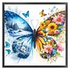 Colorful Butterflies - 11CT Stamped Cross Stitch - 45*45cm - Animal