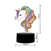 5D DIY Diamond Painting 7 Color Night Light Lamp Home Decoration Ornament Gift Kit(Unicorn)