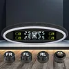 Tire Pressure Monitoring System with 4 Sensors Wireless TPMS for Car SUV Sedan