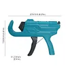 PVC Pipe Pistol Cutter with SK5 Steel Blade Plastic Tube Scissors Ratchet Cutter