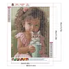 Diamond Painting -DIY Round Drill Sweet Girl Cat