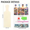 4Pcs Landscape 5D Diamond Painting Tray Art Craft for Home Kitchen Decor