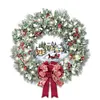 (Stamped/Counted) Christmas Wreath - 11CT/14CT Cross Stitch 40*40cm/15.75*15.75in